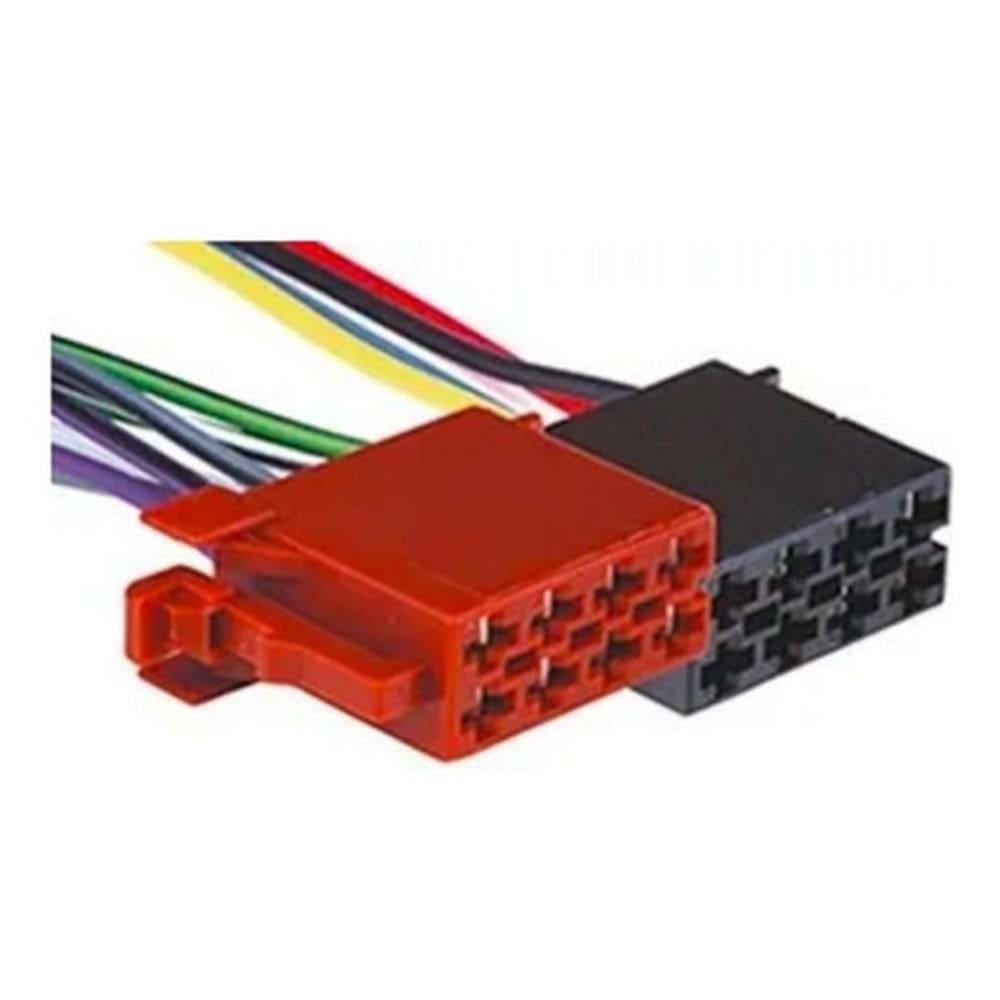 Conector C/ Chicote P/ Som Radio 16 Vias Femea Universal