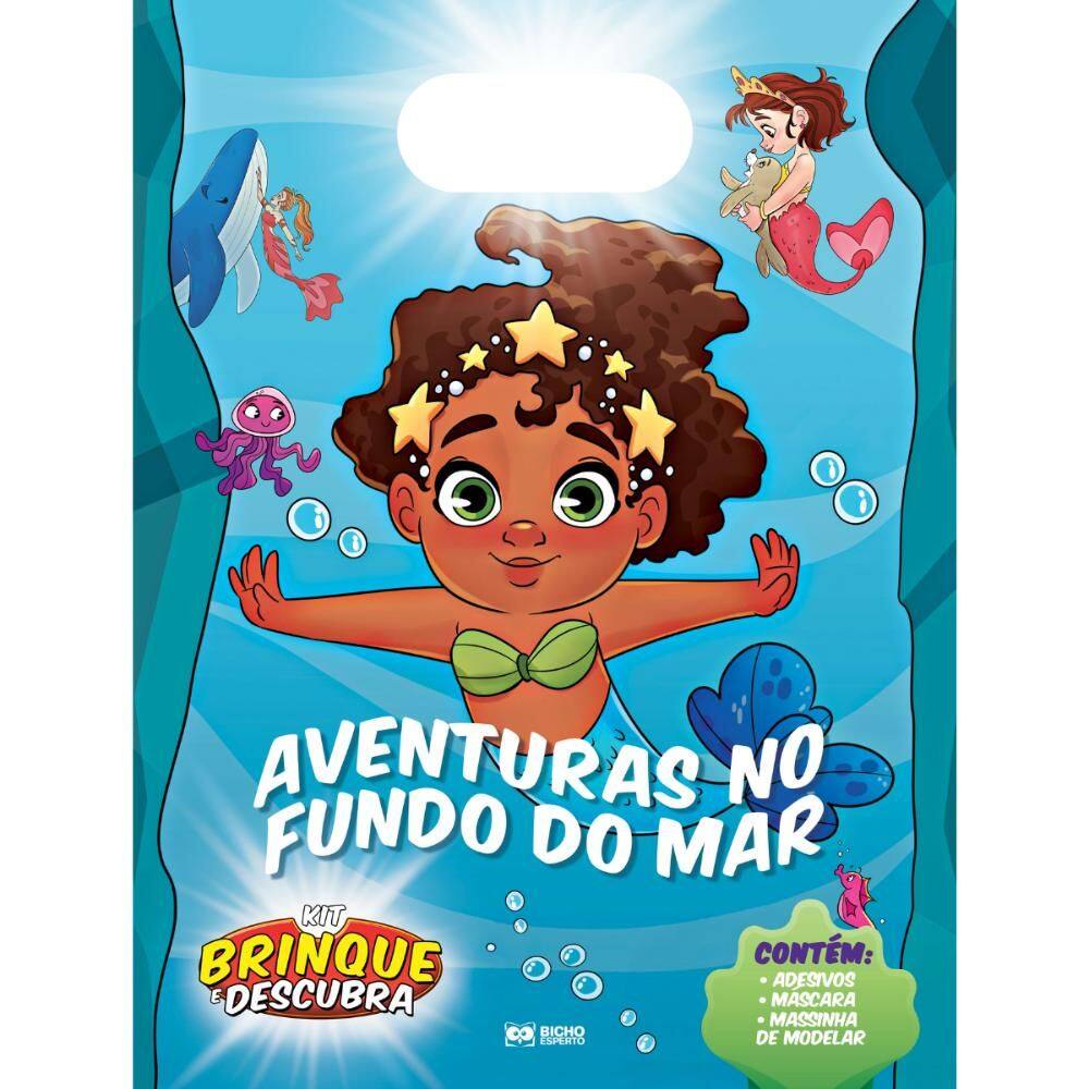 Kit Brinque E Descubra - Aventuras No Fundo Do Mar