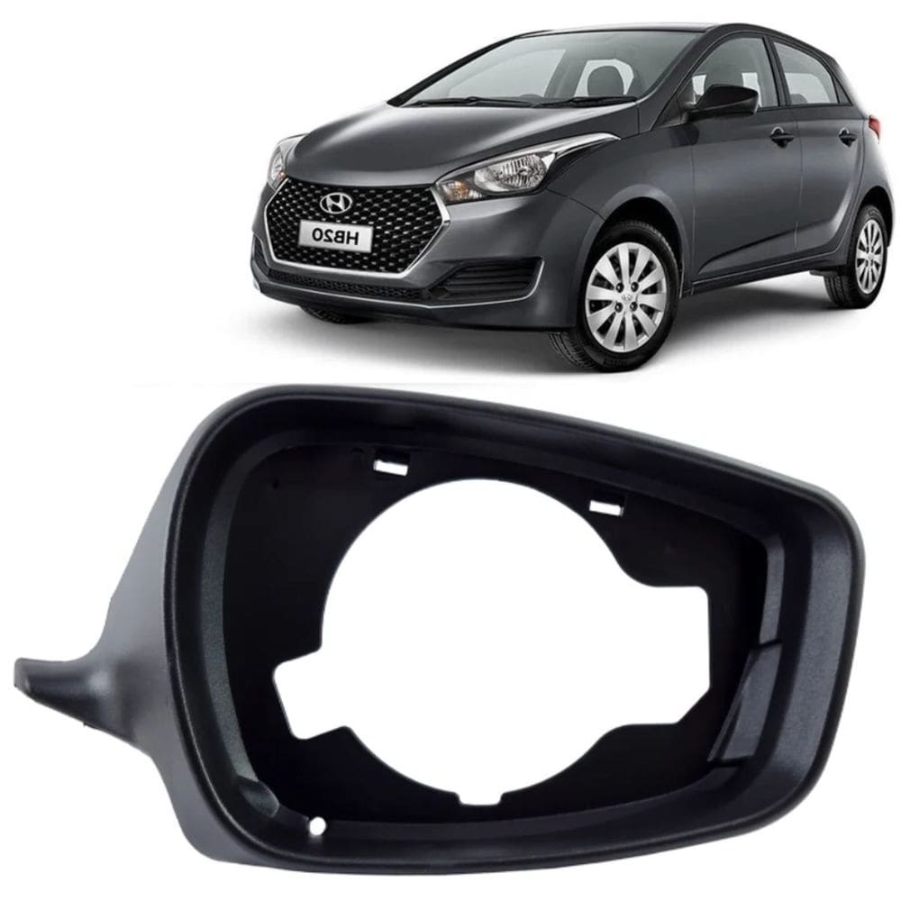 Aro Moldura Retrovisor Hb20 2012 A 2019 Lado Direito