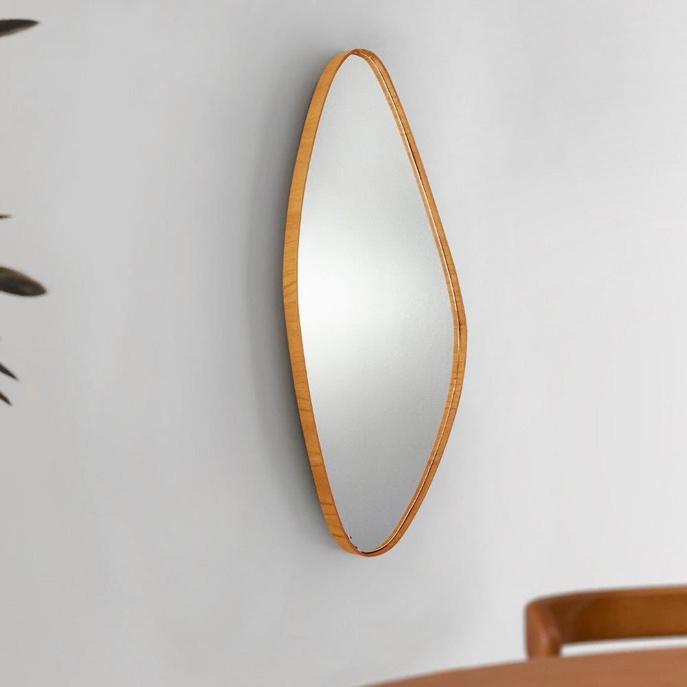 Espelho Decorativo Orgânico Aura 37x91cm Moderna Mobília