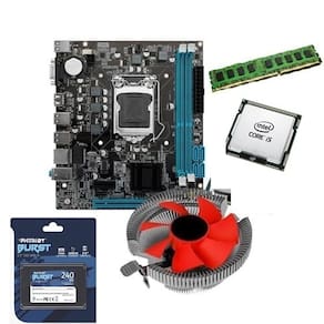 Kit Pl Mãe H61 + Proc I5 2400 + Memoria 8 Gb Ddr3 + Cooler + Ssd 240
