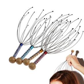 Massageador De Cabeça Com 12 Pontas Coroa Anti Stres