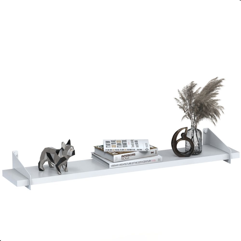 Prateleira De Madeira Estilo Industrial Suspensa Max60.B