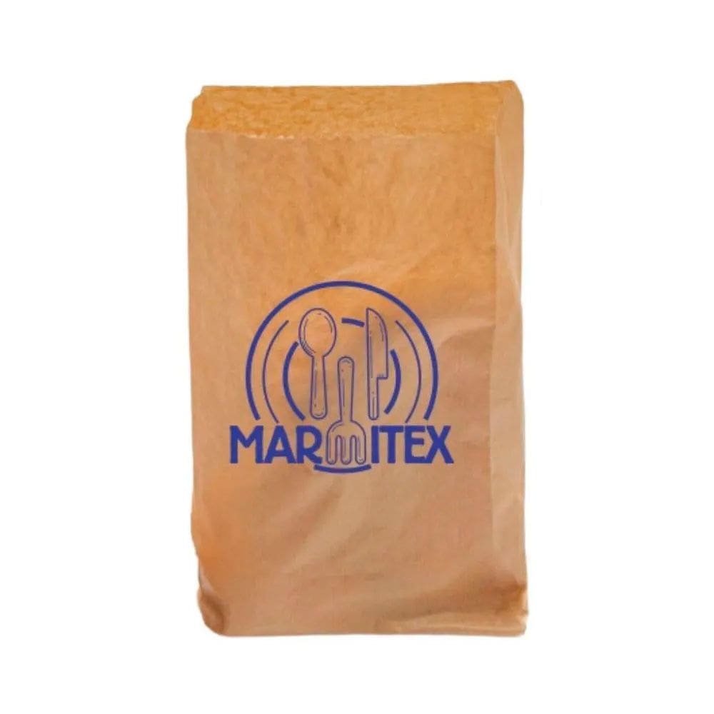 Saco de Papel Kraft Natural Marmitex 18x37 c/500 - Embalebem