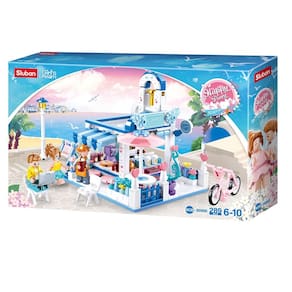 Blocos de Montar Cafeteria Cubic 289 Peças Multikids - BR2280