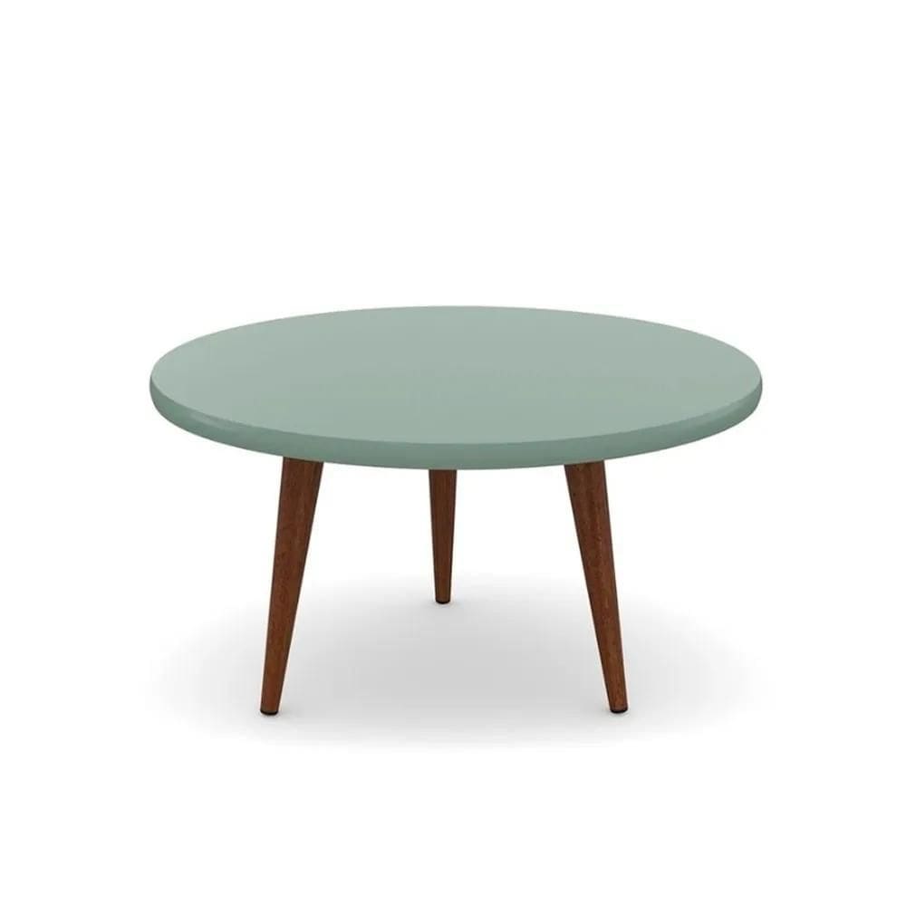 Mesa de Centro Redonda Leggs Ballagio Verde