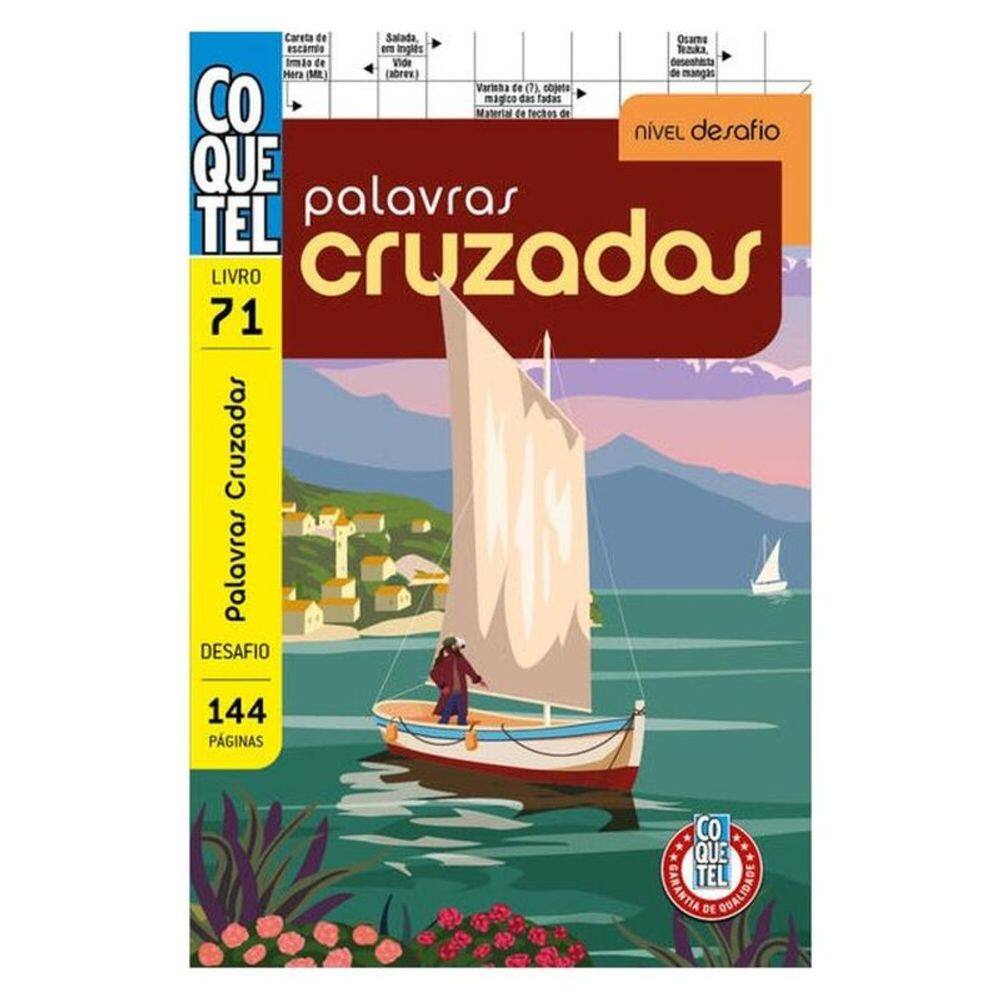 Livro Coquetel Palavras-Cruzadas Desafio 71