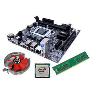 Kit Pl Mãe H61 + Processador I3 2100 + Memoria 8 Gb Ddr3 + Cooler