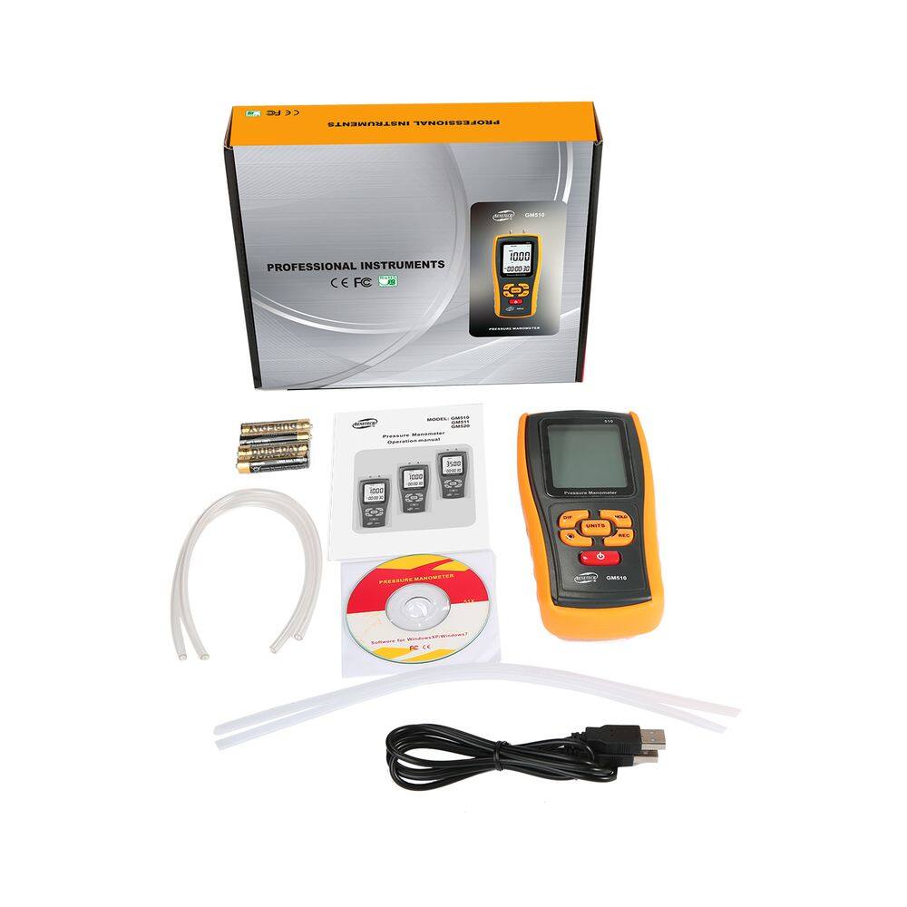 Manômetro Digital De Pressão Diferencial Multiescala - Instrucorp IC-4061