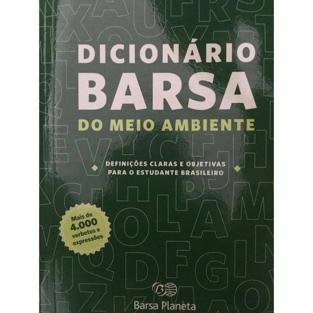 Livro Dicionario Barsa Do Meio Ambiente