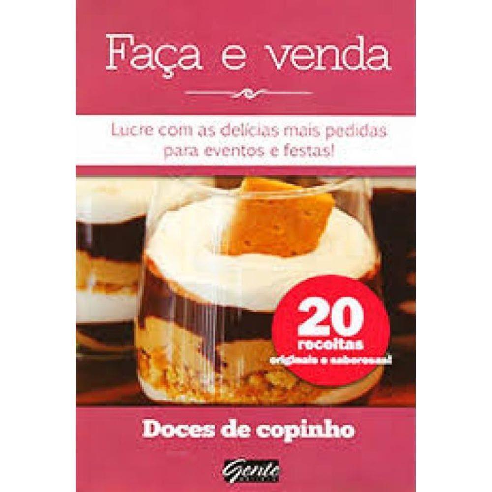 Livro Faça E Venda - Doces De Copinho