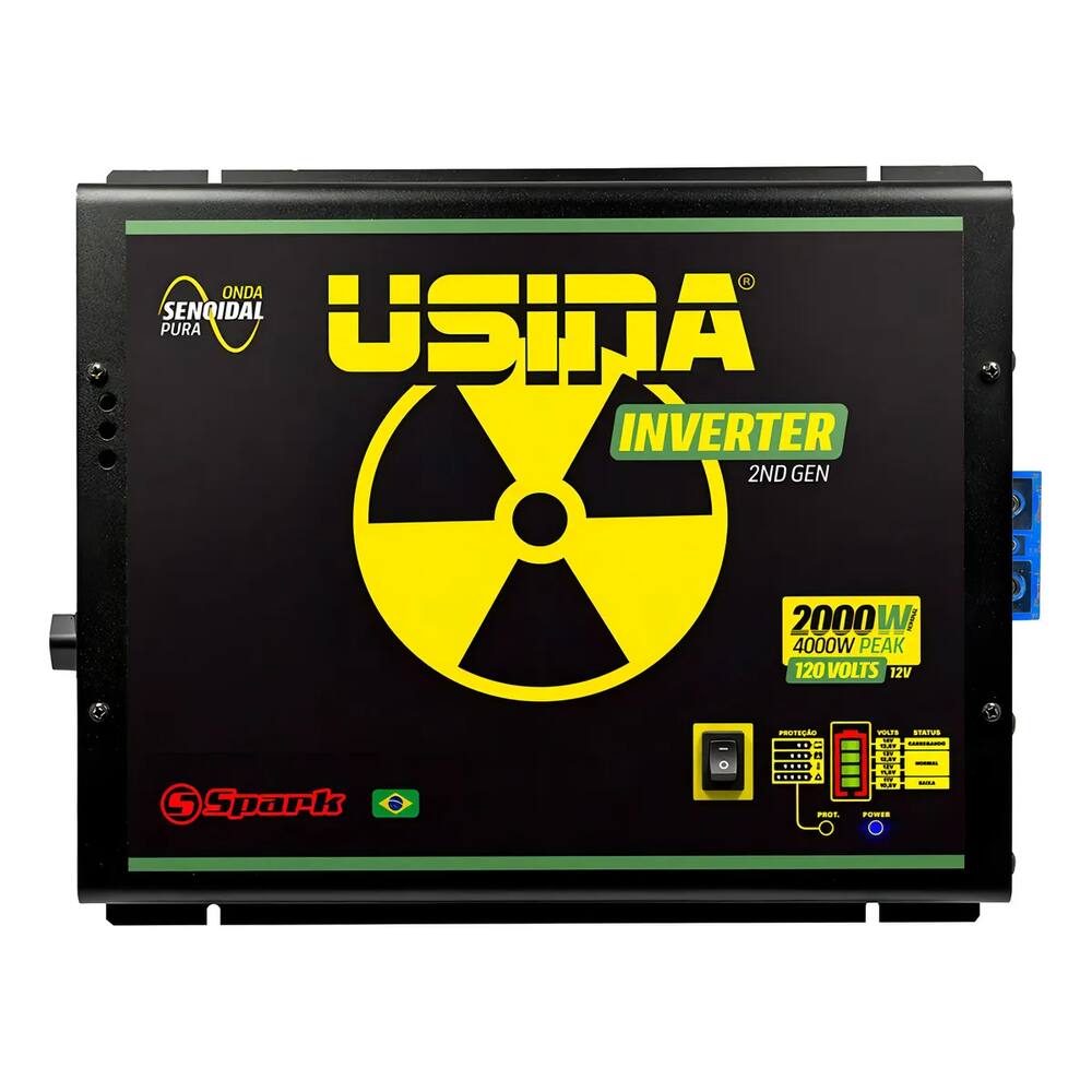 Inversor Tensão Senoidal Usina Inverter 2000w 4000w 12v 120v USINA