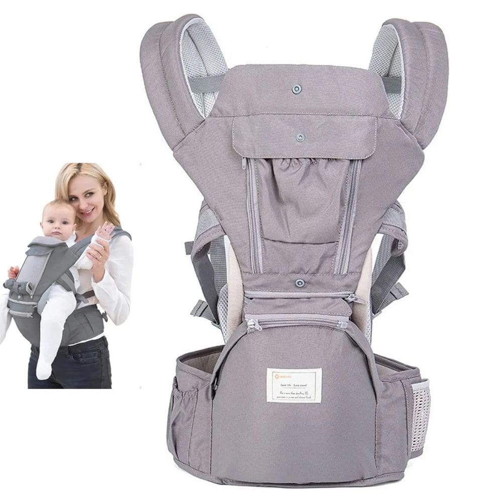 Canguru Carregador Bebe Criança Passeio Viagem Bolso Alça Ergonomico Macio Confortavel Ajustavel Seguro Resistente Segurança Proteçao