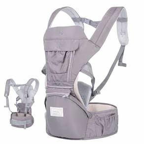 Canguru Carregador Criança Bebe Sentado Deitado Passeio Viagem Bolso Alça Ajustavel Confortavel Macio Alcochoado Resistente Seguro