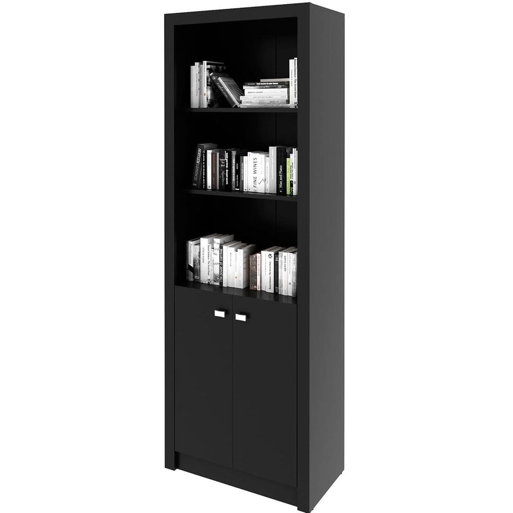 Estante Armário Alta Livreiro Multiuso Office 2 Portas