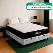 Cama Box Baú Queen e Colchão Orthopedic D33 V-Store