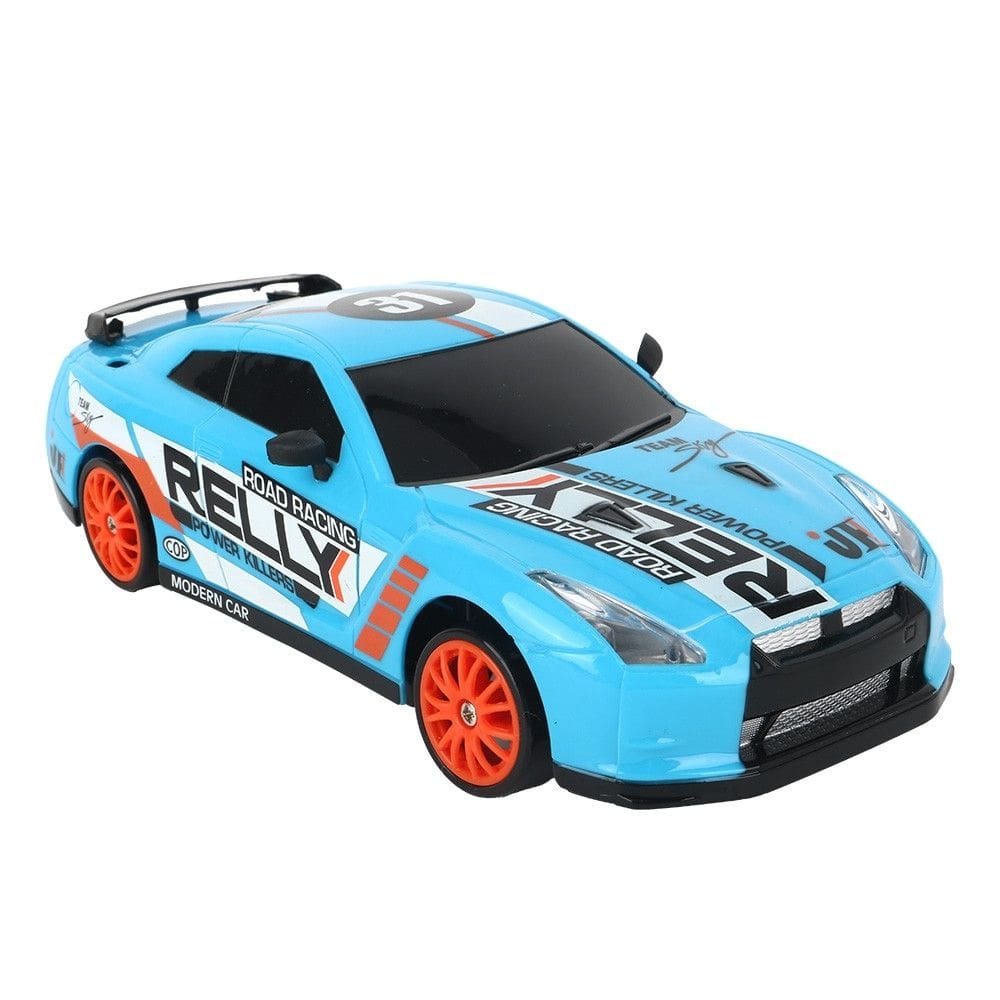 Carro de Corrida de Controle Remoto DriftX Azul Multikids - BR2416