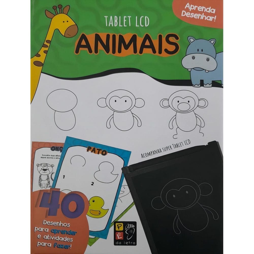Aprenda Desenhar! - Animais - (Acompanha Tablet LCD)