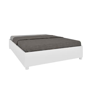 Base Cama Box Casal Mônaco Neve - Tcil - Sem Colchão