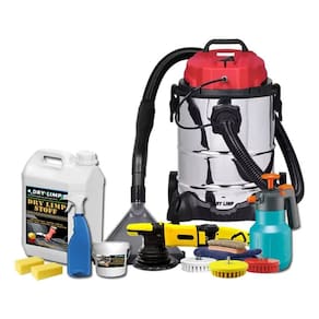 Kit Profissional Limpa A Seco Sofá, Colchão, Carpete, Tapetes, Estofados de Carro com Extratora E Politriz 220v