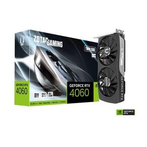 Placa De Video Zotac NVIDIA Geforce RTX 4060 Twin Edge Oc, 8GB, GDDR6, 128 Bits, HDMI E Displayport
