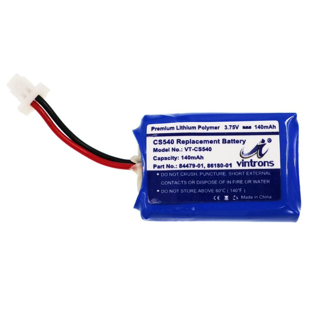 Substituição da bateria VINTRONS 86180-01, 84479-01 para CS540