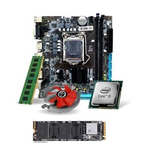 Kit Pl Mãe H61 + Proc. I5 2400 + Mem. 8gb Ddr3 + Cooler + M.2 256gb