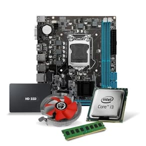 Kit Pl Mãe H61 + Proc I3 2100 + Memoria 8 Gb Ddr3 + Cooler+ Ssd 120