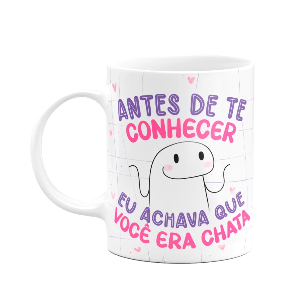 Caneca Flork Amigas - Antes eu te achava chata