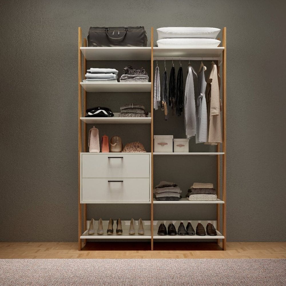 Módulo para Closet Cabideiro 220cm Tw403 Freijó/Off White