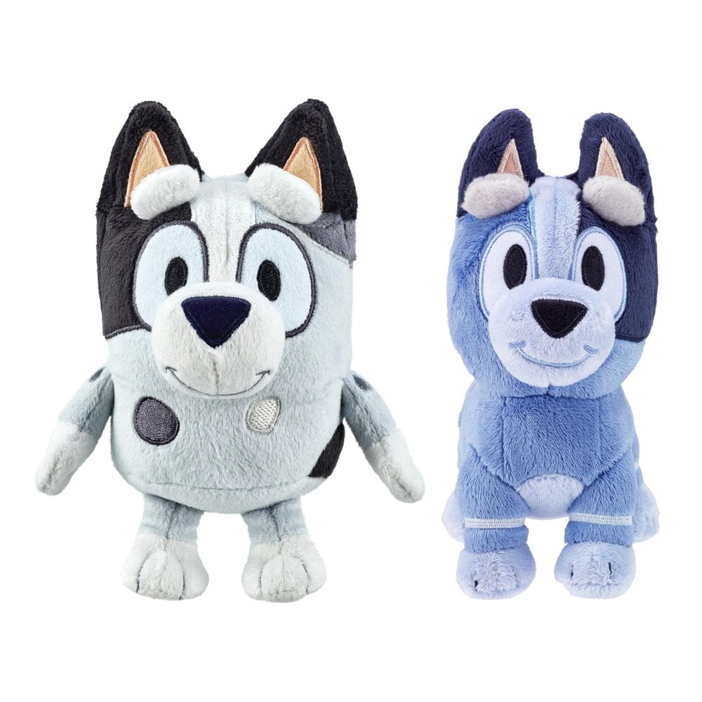 Pacote de brinquedos de pelúcia Bluey Muffin & Socks Cousins com 8 muffins e 7,5 meias