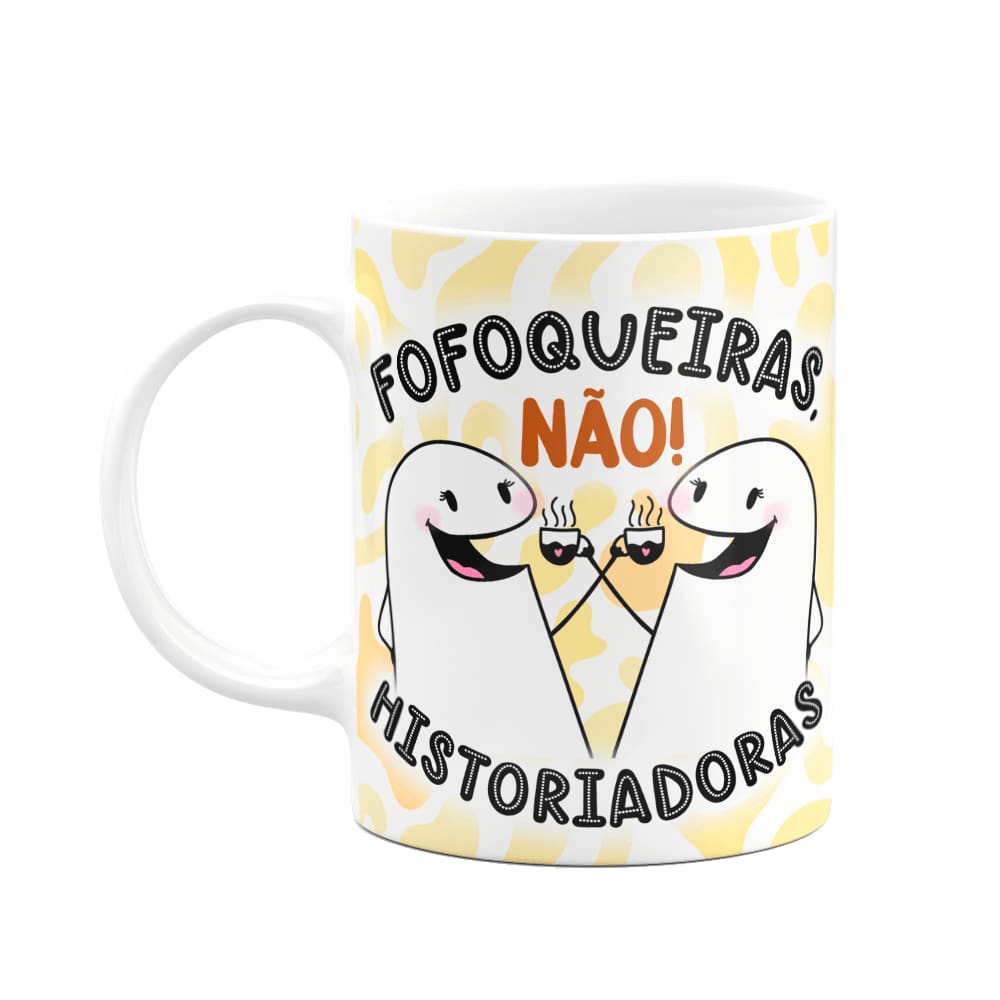 Caneca Flork Amigas - Fofoqueiras não, historiadora