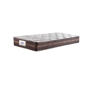 Colchão Solteiro Molas Ensacadas Espuma D20 Gazin Flora 88x188x22cm Marrom/Branco