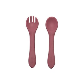 Garfo e Colher de Silicone Para Bebê Piccolo - Infanti