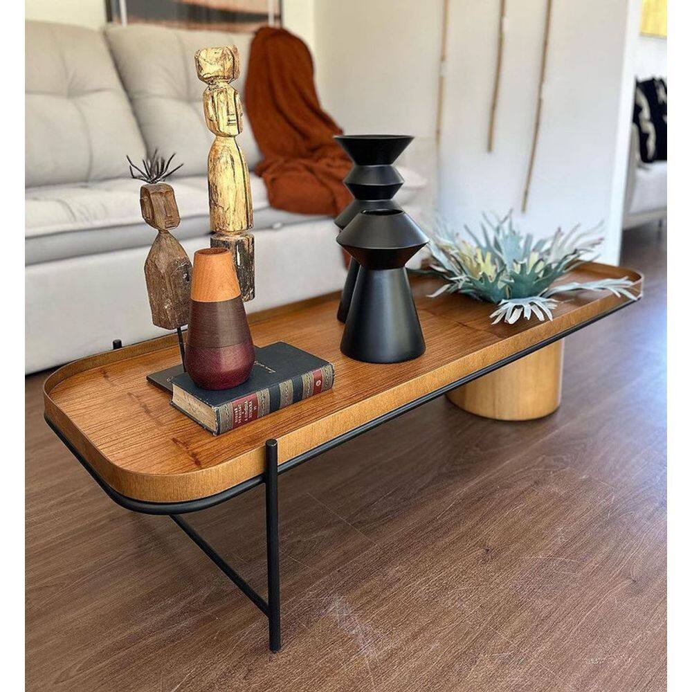 Mesa de Centro Modular para Sala de Estar - Raízes - Montanhês Móveis