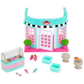 Dollhouse Playset Li`l Woodzeez Scoops & Sprinkles Ice Cream