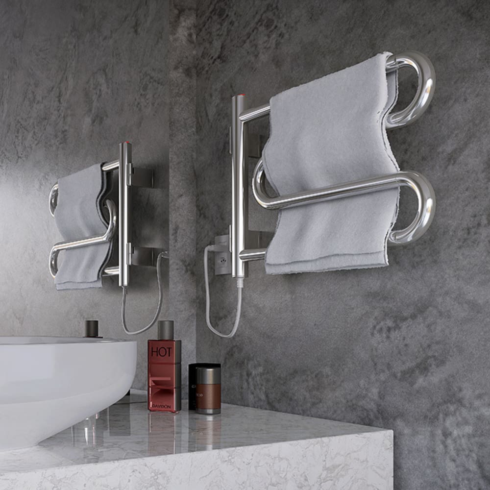 Toalheiro Térmico Articulado Compacto Inox 220v Seccare