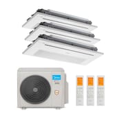 Ar Condicionado Multi Split Inverter Midea 42.000 Btus (2x Evap Cassete 1 Via 12.000 + 1x Evap Cassete 1 Via 18.000) Quente e Frio 220v