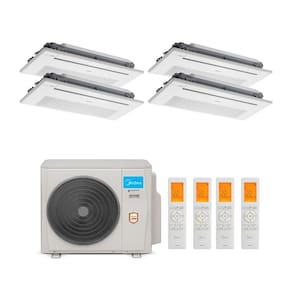 Ar Condicionado Multi Split Inverter Midea 36.000 Btus (4x Evap Cassete 1 Via 12.000) Quente e Frio 220v