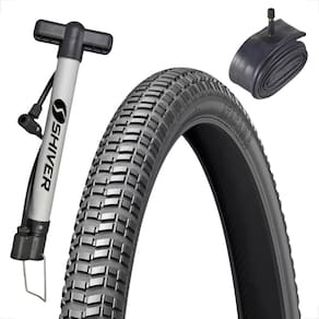 Pneu Levorin Atacama aro 24 x 2.125 + Camara aro 24 + Bomba de ar Shiver bicicleta infantil scooter
