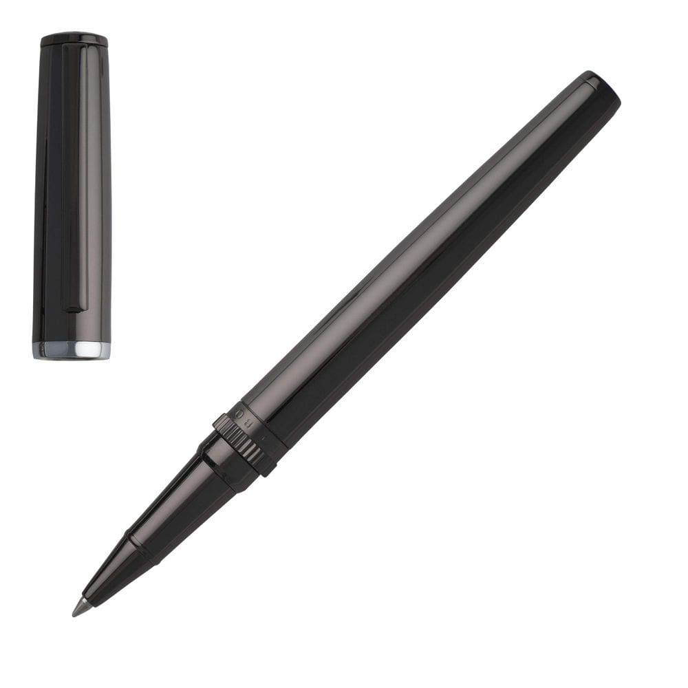 Caneta Rollerball Hugo Boss Gear Metal Dark Chrome