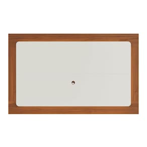 Painel para Tv até 75 Polegadas Off White e Freijó 180cm