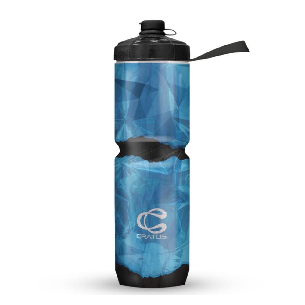 Garrafa Automática Metal 590ML Cratos Azul