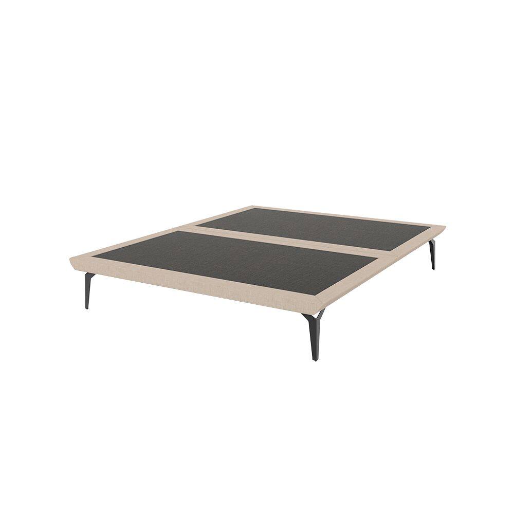Estrutura para Cama Japonesa Toquio King Linho Bege