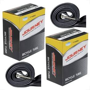 Par camara de ar aro 700 x 25 / 25 journey para bicicleta speed road bico fino 60mm valvula presta
