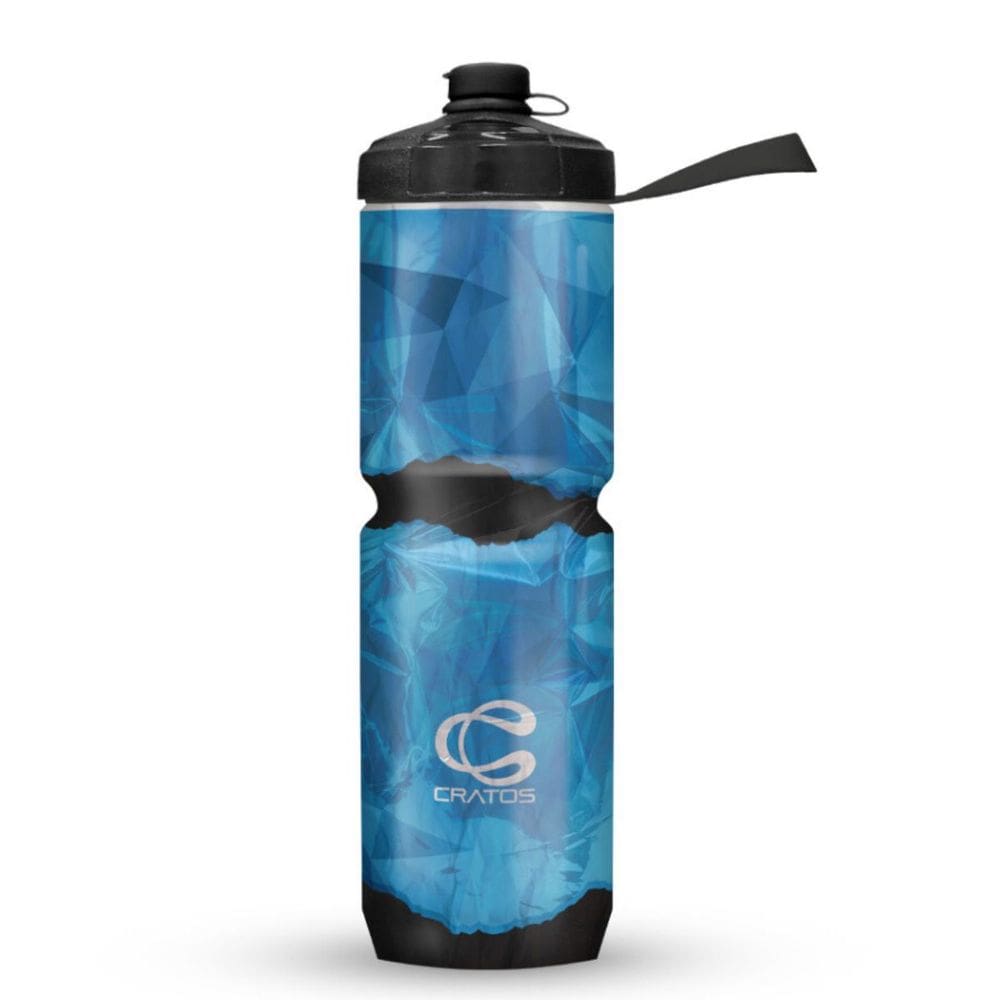 Garrafa Automática Metal 710ML Cratos Azul