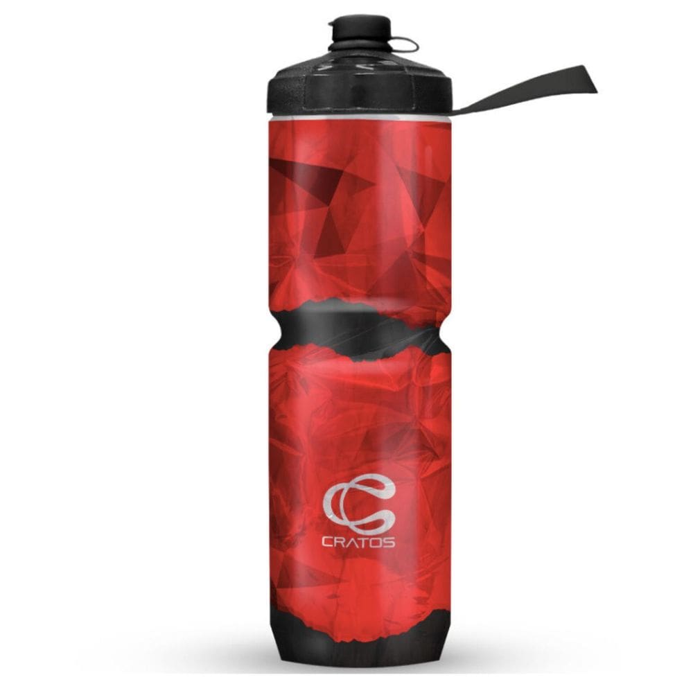 Garrafa Automática Metal 710ML Cratos Vermelha