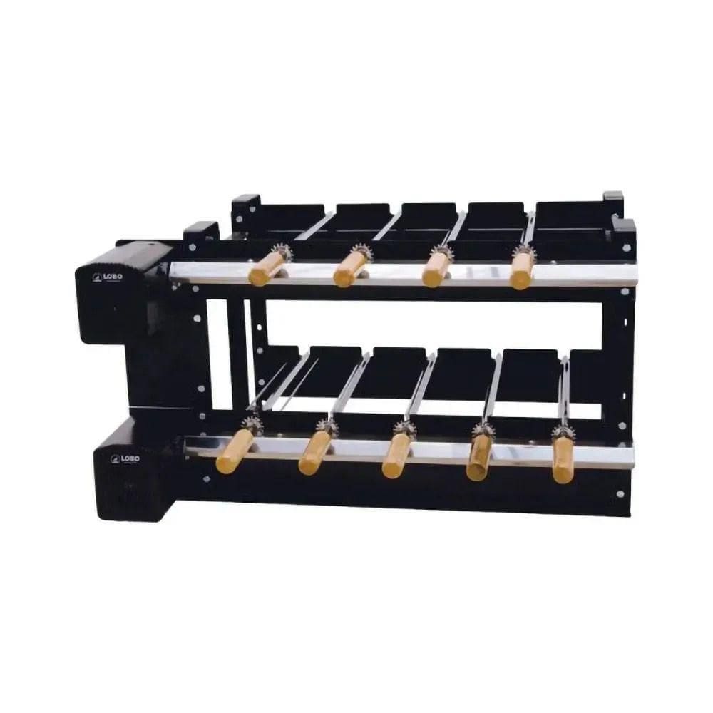 Kit Giratório Em Aço Carbono Gda F40 Lobo Churrasqueiras Tamanho 9-69 Bivolt