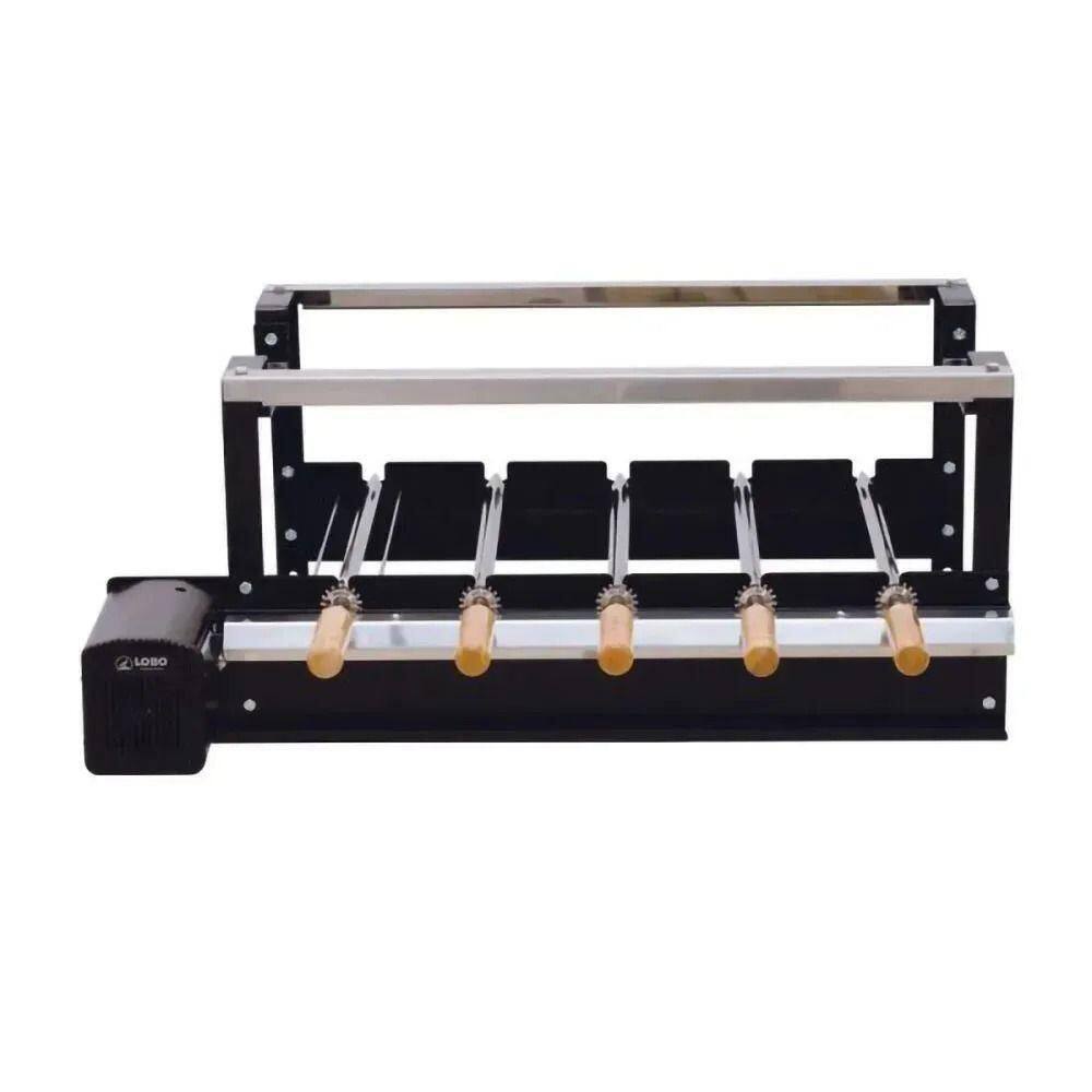 Kit Giratório Em Aço Carbono Gsa Lobo Churrasqueiras Tamanho 7-99 Bivolt