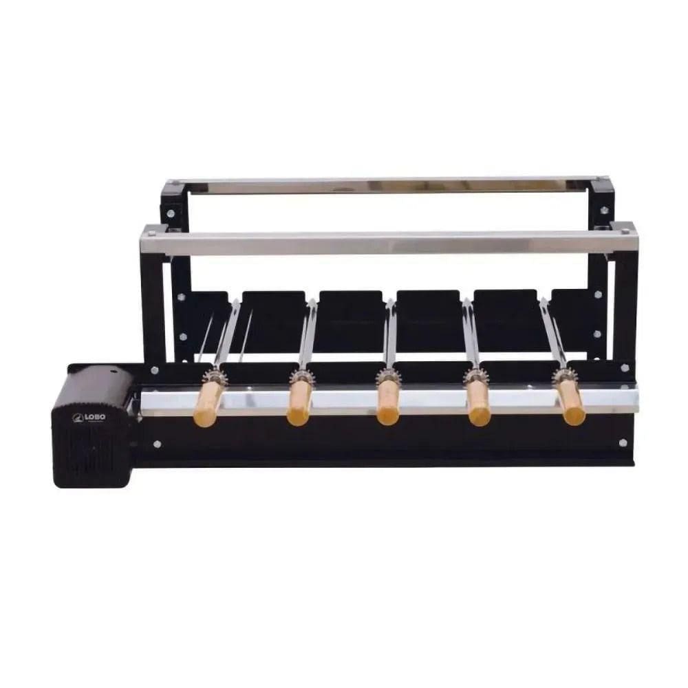 Kit Giratório Em Aço Carbono Gsa Lobo Churrasqueiras Tamanho 6-78 Bivolt